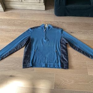 Hugo boss navy and royal blue zip up